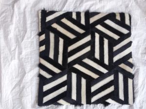 Natural Cowhide <b>Leather</b> <b>Cushion</b> <b>Covers</b> Handcrafted Comfortable Ethically Produced Embossed Design Unisex 300g <b>LEATHER</b> HUNT Brand - Product Image 3