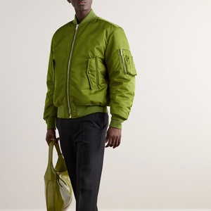 Veste bomber en satin pour homme, légère, vêtements d'hiver 2025, impression de logo personnalisée, nouveau design, meilleure qualité - Product Image 6