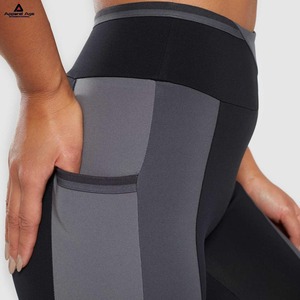 Custom Polyester Spandex Fitness Wear High Waist 3D Silicone logo <b>Womens</b> Workout Gym Yoga Pants <b>Leggings</b> for <b>Women</b> - Product Image 6
