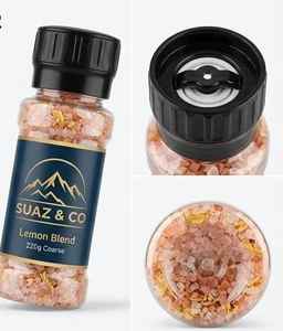 Sal Rosa del Himalaya Natural con Mezcla de Limón en Molinillo de 220g, Sal de Roca Orgánica con Molinillo de Cerámica Ajustable - Product Image 3