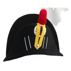 reproduction of a French Napoleonic-style bicorne hat, <strong>often</strong> used for reenactments or costumes - Product Image 1