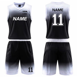 Juego de uniforme de baloncesto ajustado de poliéster 100% personalizado con impresión del logotipo del equipo y satisfacción 100% GARANTIZADA - Product Image 1