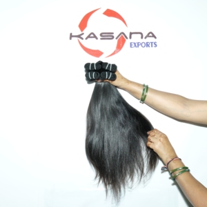 วิกต่อผมมนุษย์ Raw100 % มัดผมสีดำธรรมชาติสำหรับผู้หญิงอินเดียแบบไม่ผ่านกระบวนการคลื่นลึก - Product Image 6