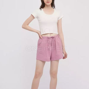 Dernière arrivée Shorts pour femmes Prix de vente en gros Shorts pour femmes taille moyenne Design personnalisé pour femmes à vendre - Product Image 4