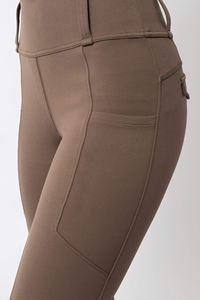 Jodhpur d'équitation et culotte d'équitation pour femmes leggings équestres avec poche latérale vêtements de sport vente en gros - Product Image 4