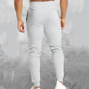 กางเกงวอร์มขาแบบหนาสำหรับผู้ชายผ้าฟลีซแบบเปิดกางเกงทรงหลวมมีเชือกผูกปากถุงผ้าคอตตอน350gsm - Product Image 2