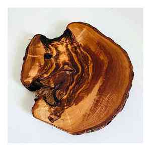 Handmade Designer Wooden Tea <b>Coasters</b> Classic Rounded Walnut Printed Decorative <b>Coaster</b> <b>Set</b> for Home Evening Tea Mat or Pad - Product Image 3