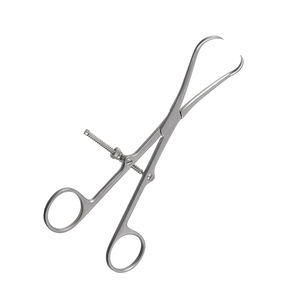 Fórceps de reducción de hueso de 6 pulgadas con bloqueo de tornillo Fórceps ortopédicos de sujeción de hueso de acero inoxidable alemán Instrumento quirúrgico - Product Image 2