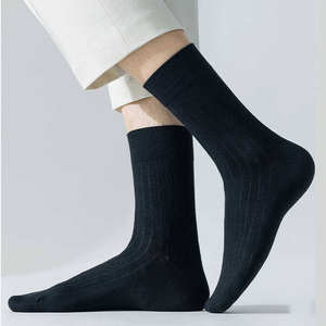 Chaussettes de sport en coton pour hommes de haute qualité, chaussettes unisexes avec doublure, antibactériennes et antidérapantes - Product Image 3