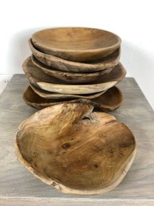 Bol à salade en bois fait à la main de concepteur de haute qualité bol à mélanger de cuisine bols à plateau de service en bois d'acacia uniques au meilleur prix - Product Image 4