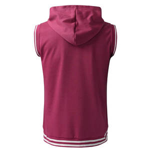 New Arrival <b>Men</b> <b>Sleeveless</b> Workout Hoodies High Quality Factory Wholesale Custom Design <b>Men</b> <b>Sleeveless</b> Hoodies - Product Image 6