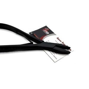 Pince à extensions de cheveux multifonctionnelle en acier inoxydable avec impression de logo personnalisée, microbilles noires, options OEM disponibles - Product Image 4