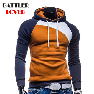 Pulls Hoodies Hommes Automne Hoodies À Capuche Hommes Patchwork Sweats Hip Hops Hommes Casual Marque Vêtements - Product Image 3