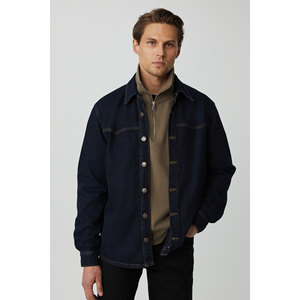 Chaqueta de Mezclilla GRIMELANGE Borna para Hombre, Corte Amplio y Cómodo, Estilo Informal - Product Image 4