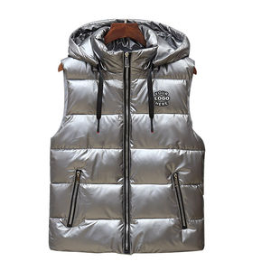 Chaleco Acolchado de Lujo Personalizado para Hombre, Estilo Bomber, Ajustado, Reversible, Informal, con Relleno de Plumón o Poliéster - Product Image 6