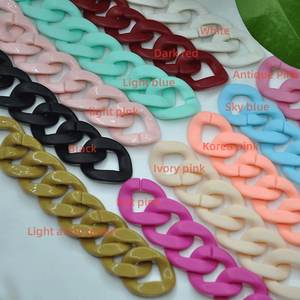 Chaîne murale en résine de couleur personnalisée Pièce d'accent liée en acrylique faite à la main pour la décoration de chambre et de maison en gros - Product Image 4