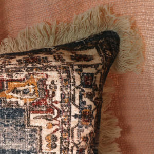 2023 colección de verano lujoso algodón poliéster 18x18 alfombra Bohemia diseño funda de cojín personalizado impreso decoración del hogar-venta al por mayor - Product Image 3