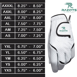 Gants de golf en cuir de mouton Cabretta pour gaucher, best-seller, respirants et offrant une protection UV pour le sport - Product Image 3