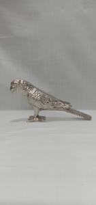 Sculpture d'ornement en plumes argentées modernes, qualité supérieure, décoration de table pour la maison, le salon et l'hôtel - Product Image 2