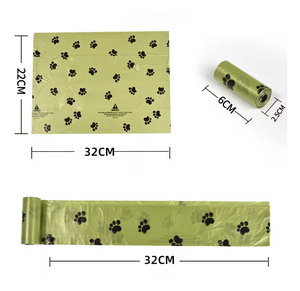 Toptan özel baskılı PE çevre dostu köpek Pet atık <span class=keywords><strong>Pets</strong></span> evcil hayvanlar için çöp torbaları biyoçözünür çanta tutucu dağıtıcı kaka poşetleri - Product Image 6