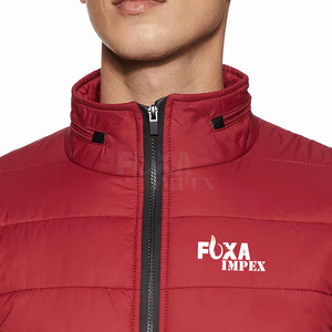 Doudoune d'hiver personnalisable pour homme col montant manches longues toile tissu broderie unique marque Look Logo personnalisé - Product Image 2