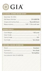 เพชร B2B อัญมณีสำหรับรับการรับรอง1.50 CT เพชรสีขาวทรงหลวมสี J แบบธรรมชาติไหลลื่นความบริสุทธิ์อดีตตัดสุกใส - Product Image 3