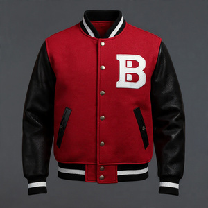 Chaqueta Universitaria de Béisbol Letterman para Hombre, Chaqueta Universitaria de Invierno con Botones, Chaqueta Universitaria Holgada de Béisbol para Hombre - Product Image 4