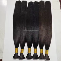 Vente en gros de mèches de cheveux humains naturels sans couture, 100% d'origine humaine, fournisseur à grande échelle pour les perruques, les extensions et les tresses