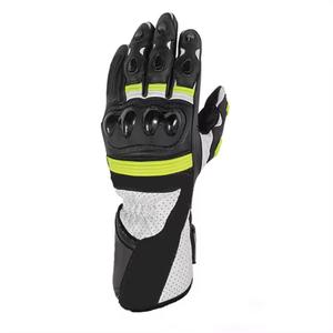 Guantes de carreras de diseñador para jóvenes Motocross Bikers Sublimación de dedo completo en rojo y negro Deportes unisex al por mayor - Product Image 5