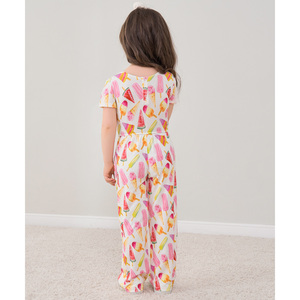 ชุดเสื้อผ้าแขนสั้นเด็กผู้หญิงก่อนวัยเรียน ทำจากใยไผ่ ระบายอากาศได้ดี - Product Image 6