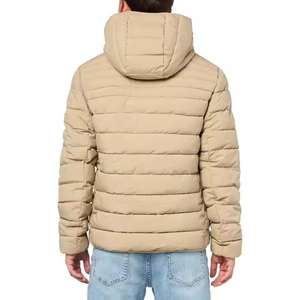 Veste matelassée pour homme sur mesure, chaude, avec poches avant, motifs camouflage et dessins animés, vêtements d'hiver, vente en gros - Product Image 2