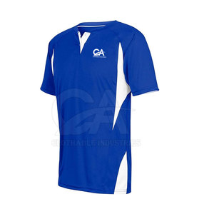 Jersey de botón de alta calidad, ropa de equipo, Jersey de botón de gran tamaño, Jersey de botón de mejor Material personalizado - Product Image 3