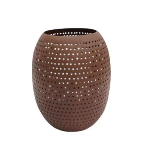 Venta caliente Decoración del hogar Madera Marfil Marrón Portavelas Pilar Decoración de la boda Hecho a mano Personalizado a granel - Product Image 4