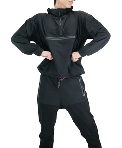 OEM Customized Logo <b>Lightweight</b> Half Zip Windbreaker <b>Jacket</b> for <b>Men</b> High Quality Polyester Breathable Windproof Plus Size <b>Summer</b> - Product Image 5