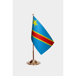 Drapeau officiel de la RDC (République démocratique du Congo) pour usage professionnel - Graphiques d'impression numérique - Product Image 2