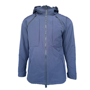 Veste coupe-vent pour homme de haute qualité en tissu uni pour l'hiver et ensemble de shorts à logo personnalisé imprimé numériquement en 2 pièces - Product Image 5