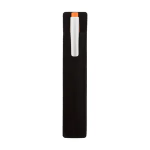 Étui à crayons en velours noir personnalisé, merchandising sur mesure - Product Image 2