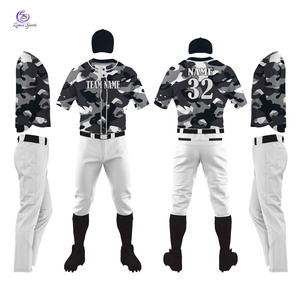 ชุดเบสบอลทีมชุดเบสบอลมาใหม่เครื่องแบบกีฬาเบสบอลออกแบบได้ตามต้องการ - Product Image 4