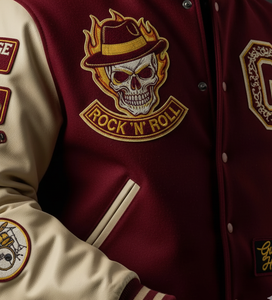 Veste universitaire personnalisée Vestes Letterman personnalisées avec chenille ou broderie simple Logo de l'école d'équipe Commandes uniques en gros - Product Image 2