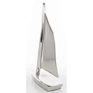 Sculpture de bateau de yacht en métal, objet décoratif, cadeaux promotionnels originaux, décoration de table de yacht, décoration de la maison, accents décoratifs - Product Image 4
