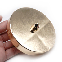 Support de lampe doré Montage en forme circulaire Luminaire pratique Assemblage d'équipement de support Pièce d'outil complémentaire
