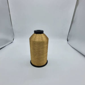 Fil à broder SHREE VIDHATA JARI, haute ténacité, argenté métallique, Zari H11 110D 5900 MTR, pour broderie, tissage et tricot à la main - Product Image 1