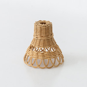 Wholesale Natural Mini Rattan Lampshade, Rattan Pendant Light Korea Style - Product Image 3