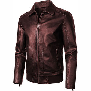 Dernière conception 2025 veste de moto en cuir de course automobile support avant confortable utilisation extérieure imperméable écologique pour les hommes - Product Image 2