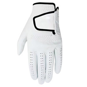Gants de golf en cuir de mouton pour hommes, avec crochet, respirant, logo personnalisé, équipement de sport, prix de gros, cuir intégral antidérapant - Product Image 6