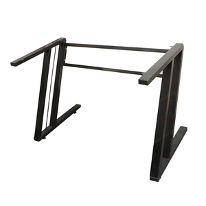 Pieds de table élégants en forme de Z 120x60 cm, structure de table en métal moderne et industrielle pour la maison, le bureau, l'appartement, la cuisine, l'hôtel - Product Image 1