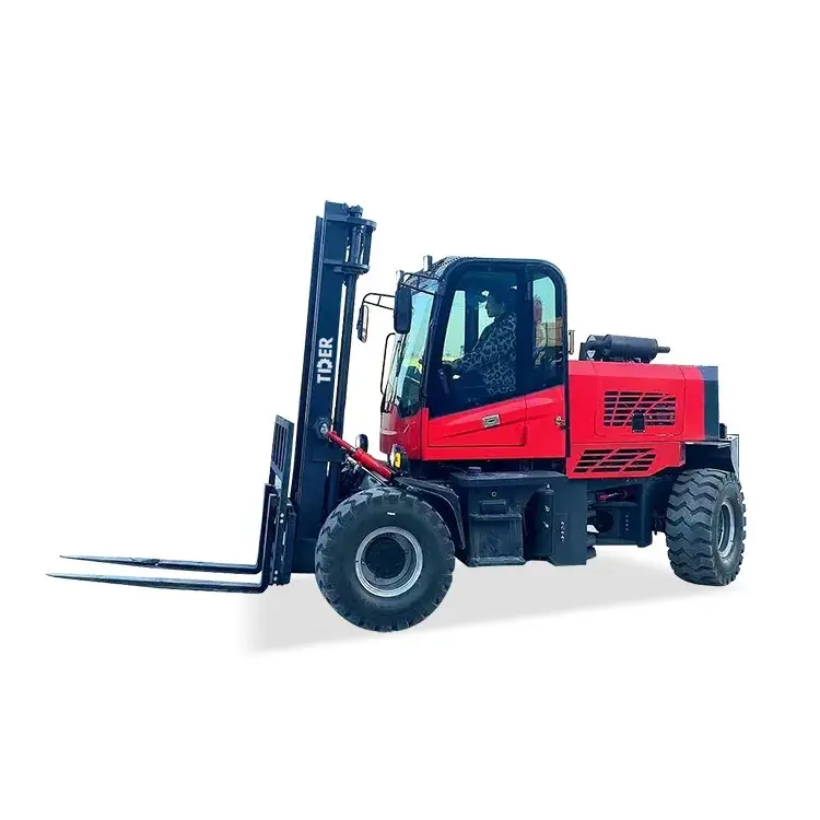 Material Handling TDER hot sale 4 wheel electric forklift 1ton 2 ton 3 ton 5 ton 6 ton 48v forklift battery with attachment