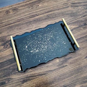 ถาดเรซิ่นตกแต่งหลากสี รูปทรงสี่เหลี่ยมผืนผ้า ของตกแต่งบ้าน ถาดเรซิ่นคุณภาพสูง - Product Image 1