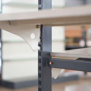 <b>Modern</b> Double-Sided Detachable Gondola <b>Shelving</b> | Heavy-Duty Adjustable Height Freestanding Supermarket Rack - Product Image 5