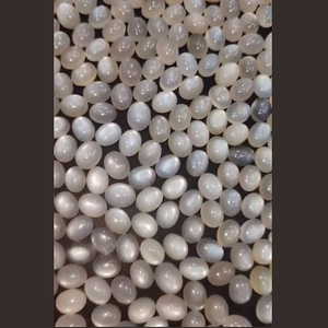 495 pièces de pierre de lune blanche naturelle 9x7mm 10x8mm Cabochon ovale 1480 Cts Lot Iroc ventes cabine de pierre de lune en vrac de haute qualité - Product Image 2